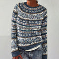 Vintage Knitted Icelandic Style Sweater elevenforest