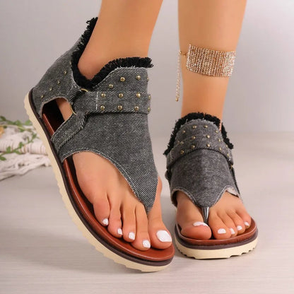 Ellona Jeans - Sandália Super Confortável