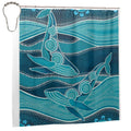 Marine Life Waterproof Bathroom Shower Curtain elevenforest