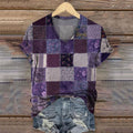 Vintage Floral Print Casual T-shirt elevenforest