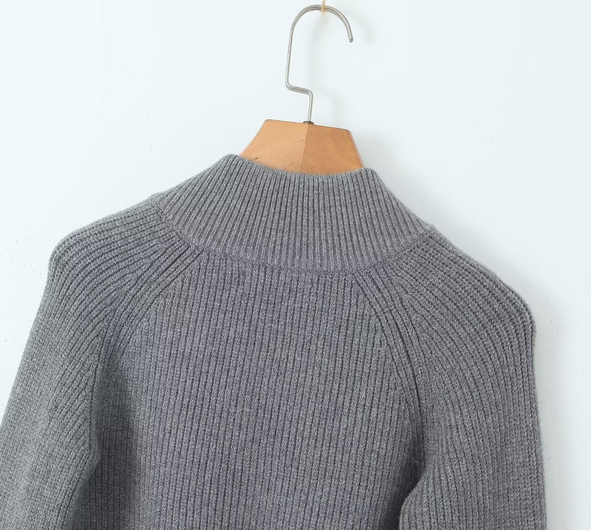 Knitting Cardigan Round Neck Slim Single Breasted Knitwear Autumn Clothing