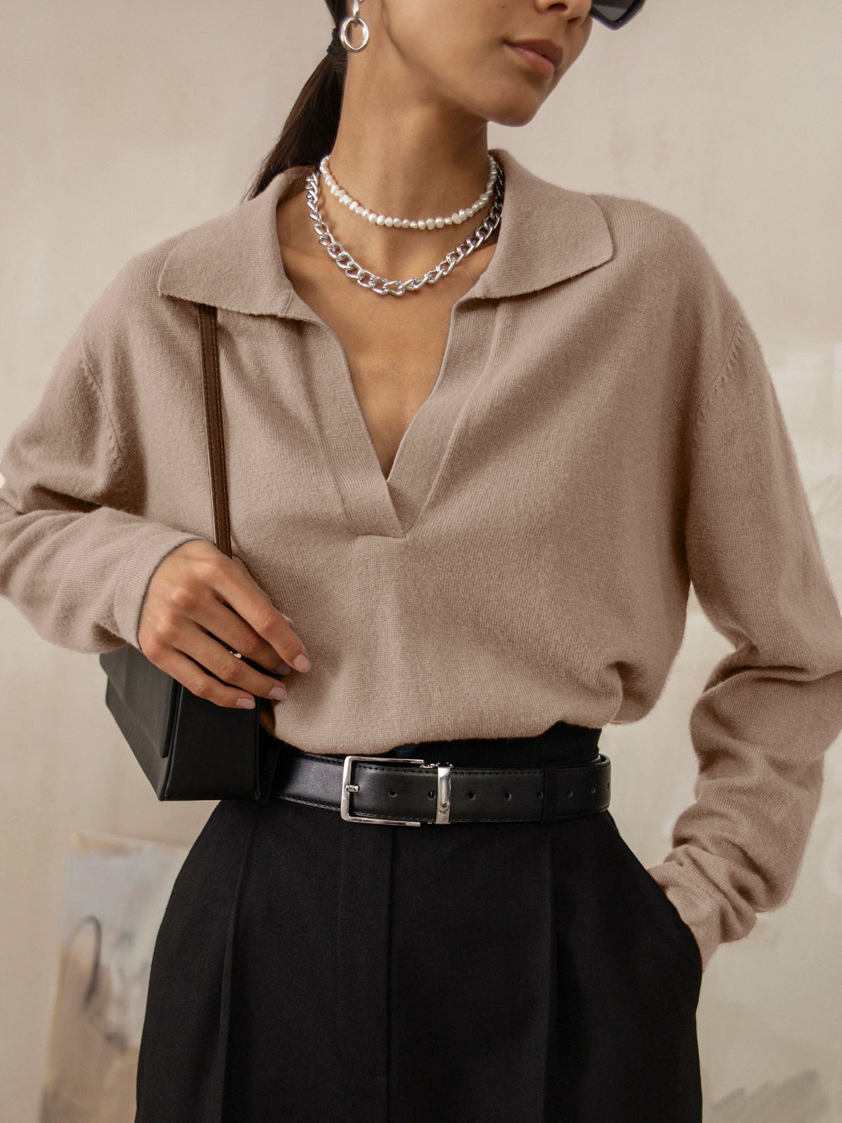 Greta® | Sweater with collar
