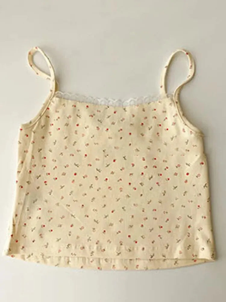 Camisole ’s Tops Summer Short Tops New Lace Slim Warm Joker Bottoming Tops for Camis