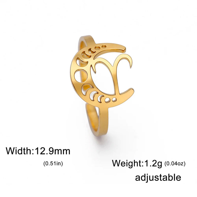 Moonlit Constellation Rings