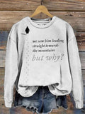 Comstylish Nihilist Penguin & Footprints But Why Sweatshirt