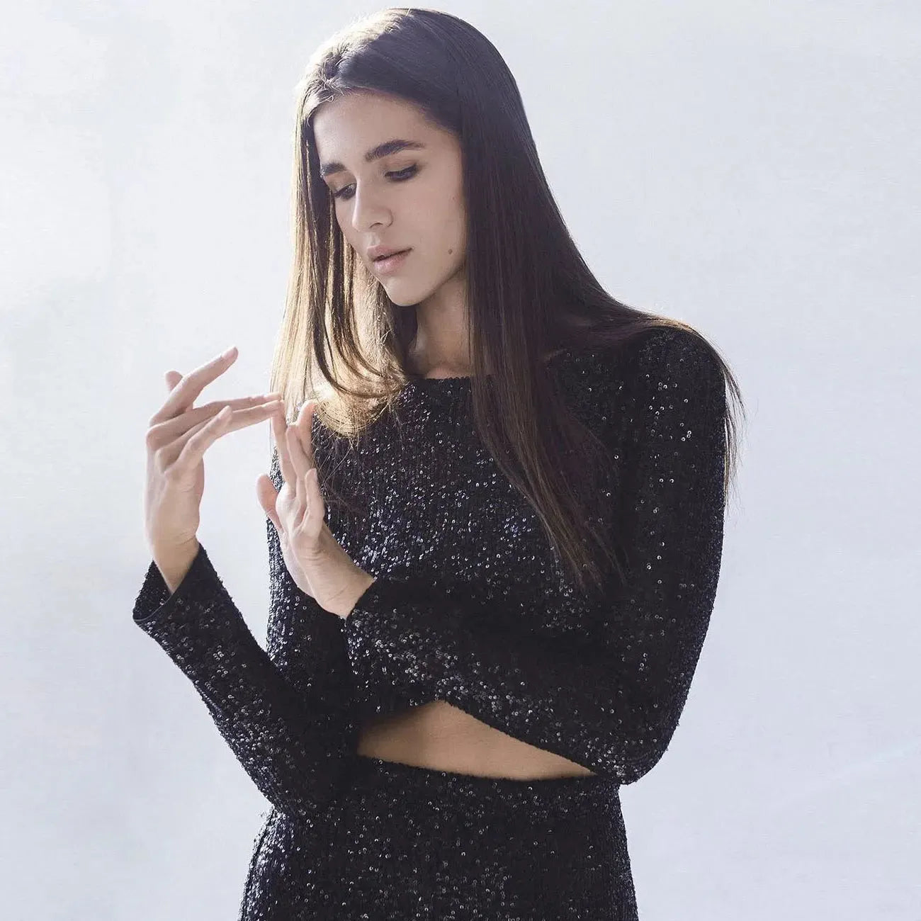 Sparkle Midi Skirt