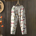 Women's Vintage Dachshund Casual Pocket Pants elevenforest
