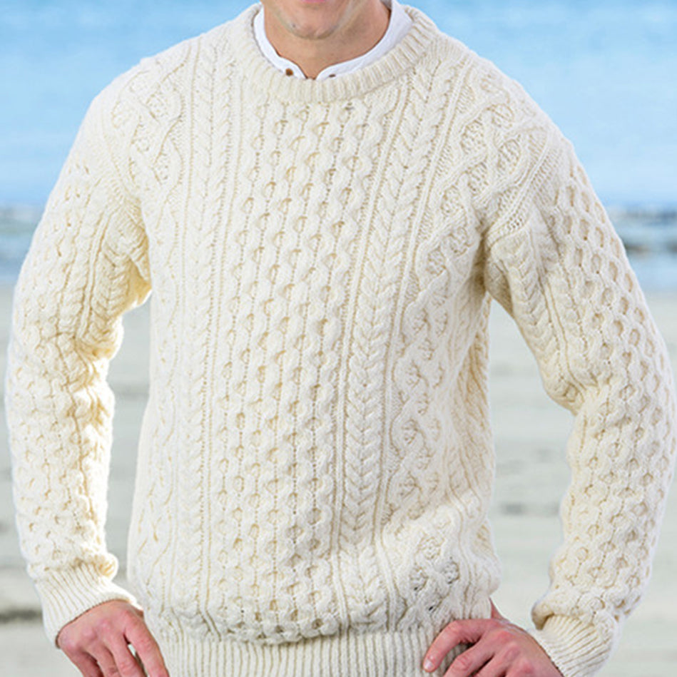 Vintage Chunky Diamond Knit Warm Sweater elevenforest