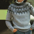 Vintage Fair Isle Knitted Crew Neck Sweater elevenforest