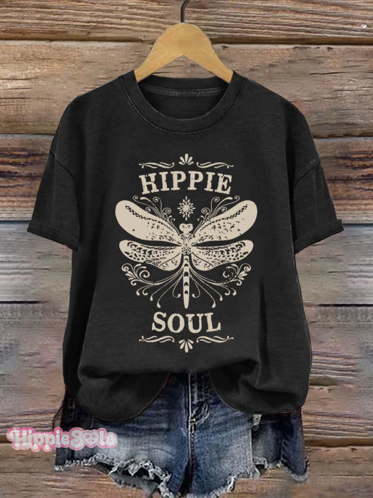 Hippie Soul Art Print T-shirt
