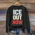 Comstylish Ice Out Now Washed Crew Neck Sweatshirt
