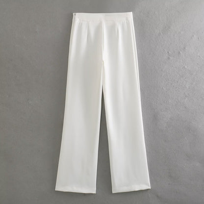 Spring Autumn With Belt Dress Small Blazer High Waist Pants Straight-leg Pants Fashionable Graceful Suit