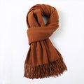 Comstylish Walk For Peace With A Faux Cashmere Thickened Scarf