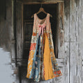 Women's Fashion Elegant Butterfly Floral Patch Dress elevenforest