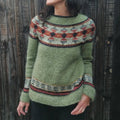 Women'S  Geometric Jacquard Fairman Island Sweater elevenforest