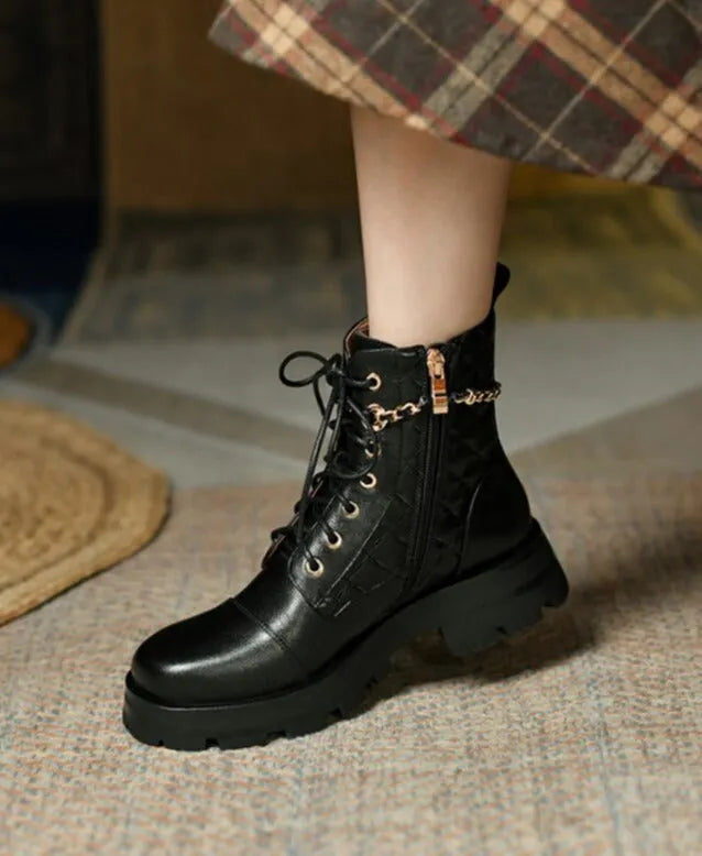 Afina Leather Boots