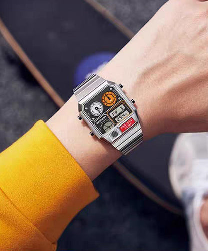 Silk Stainless Steel Alloy Tempered Glass Watches