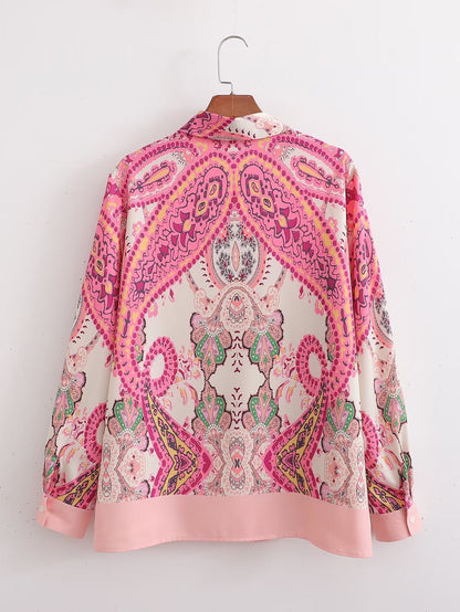 The Perfect Paisley Print Blouse