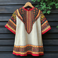 Women's Greenland Embroidery Ethnic Style Flower Short Sleeved T-shirt elevenforest