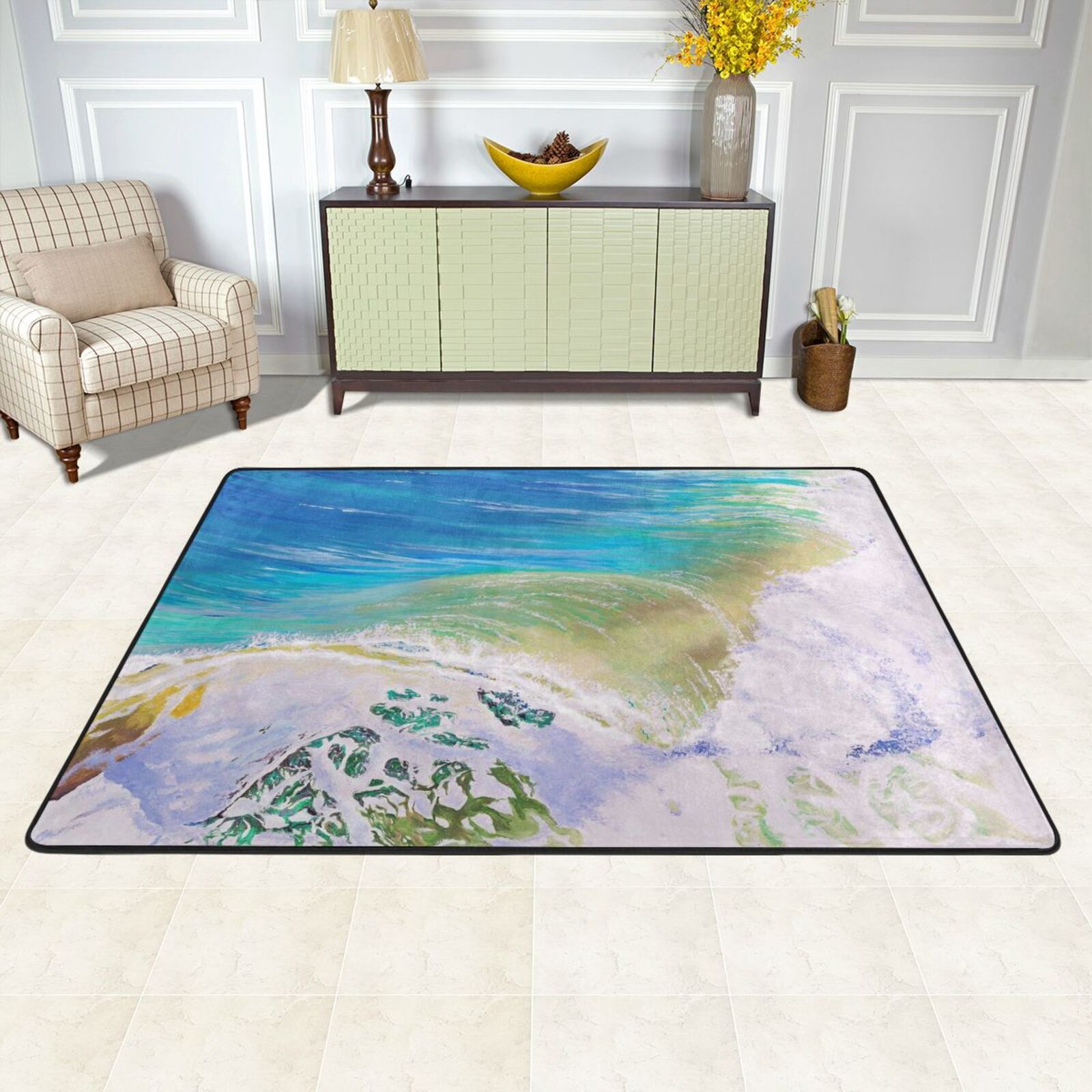 Flannel Anti-Slip Floor Mat elevenforest