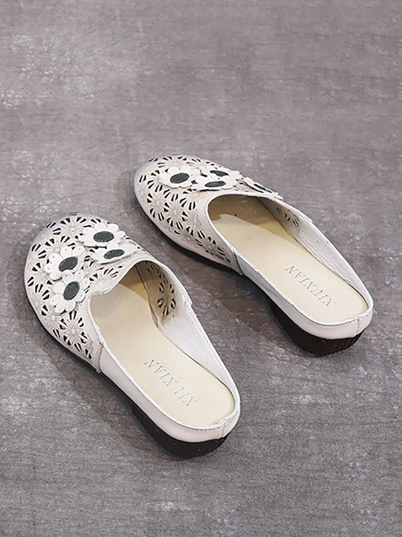 Subtly Elegant Slippers with a Refined Vintage Look