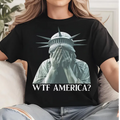 Comstylish Retro Sad Statue Of Liberty Give Us Back The Statue Of Liberty Art Pattern T Shirt