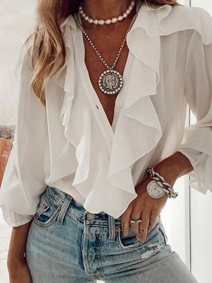 Vera Ruffled Blouse
