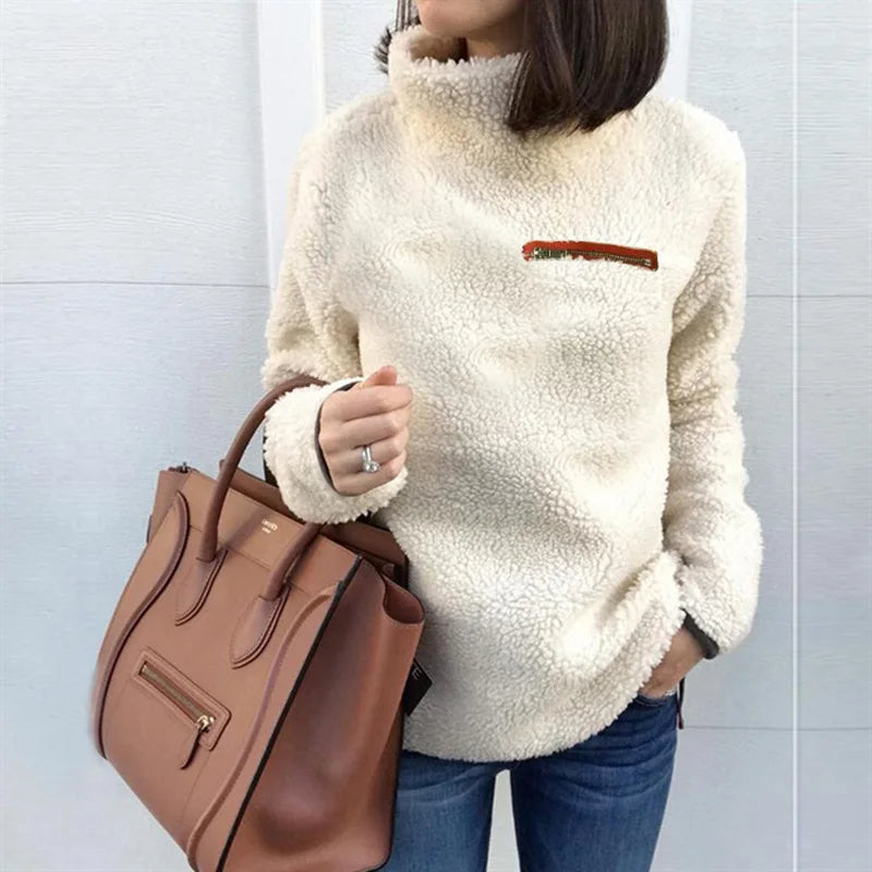 Jesusa® | Long sleeve turtleneck sweater for women