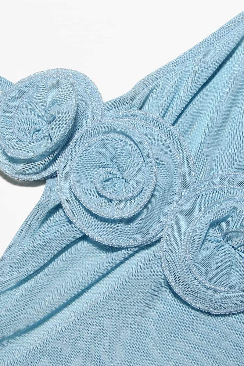 Alexia Halterneck -appliqué Maxi Dress