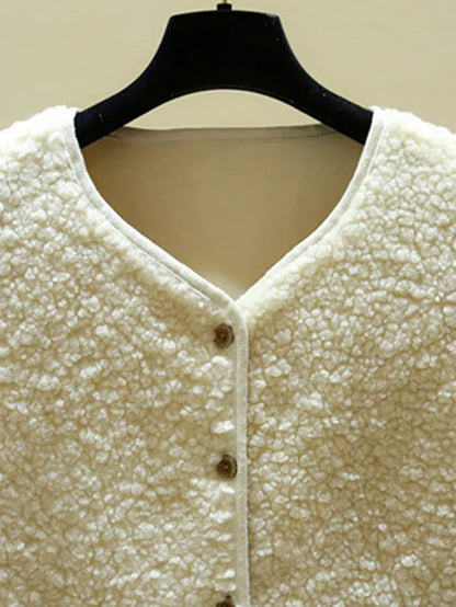 Loose Warm Lambswool Vest