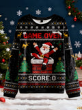 Comstylish Santa Claus Fell Into The Chimney Christmas Ugly Sweater