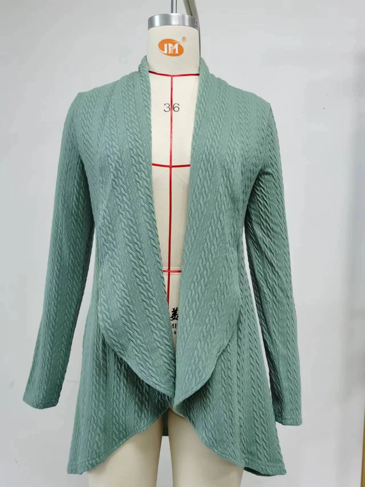 Autumn Winter Long Sleeve Color Loose Cardigan Top Knitting Coat