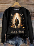 Comstylish Walk For Peace Women's Sweatshirt