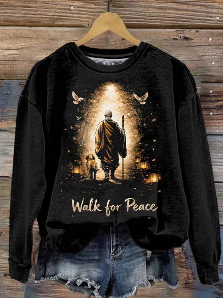 Comstylish Walk For Peace Women's Sweatshirt
