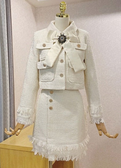 Melania Tweed Skirt & Jacket