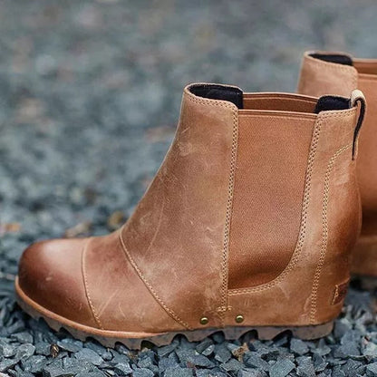 Wedge Ankle Booties