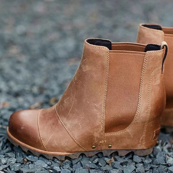 Wedge Ankle Booties