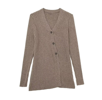 Fall Clothing Fashionable Knitted Cardigan Sweater Coat