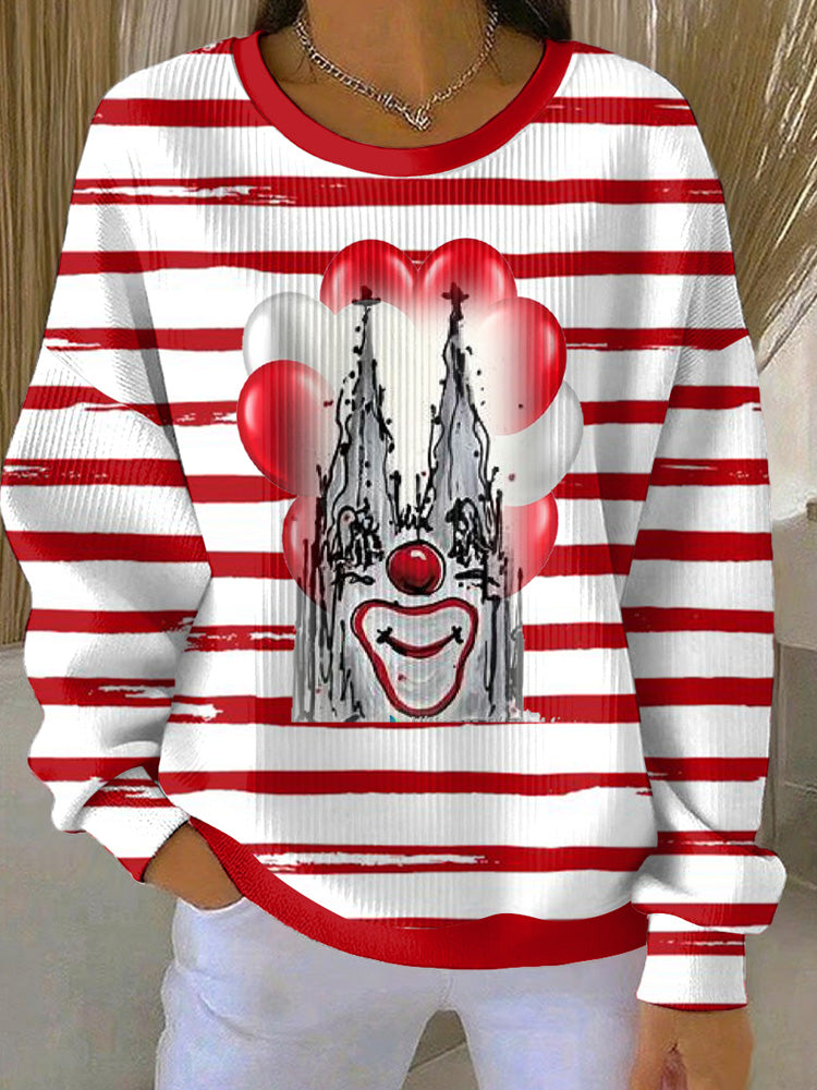 Comstylish Frauen Deutschland Köln Karneval Print Casual Sweatshirt