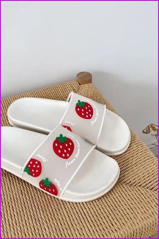 Kawaii Cartoon Fruit Beach Slippers F14840