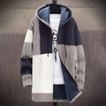 Vingate Knitted Stitching Art Long Sleeve Sweater Jacket Cat elevenforest