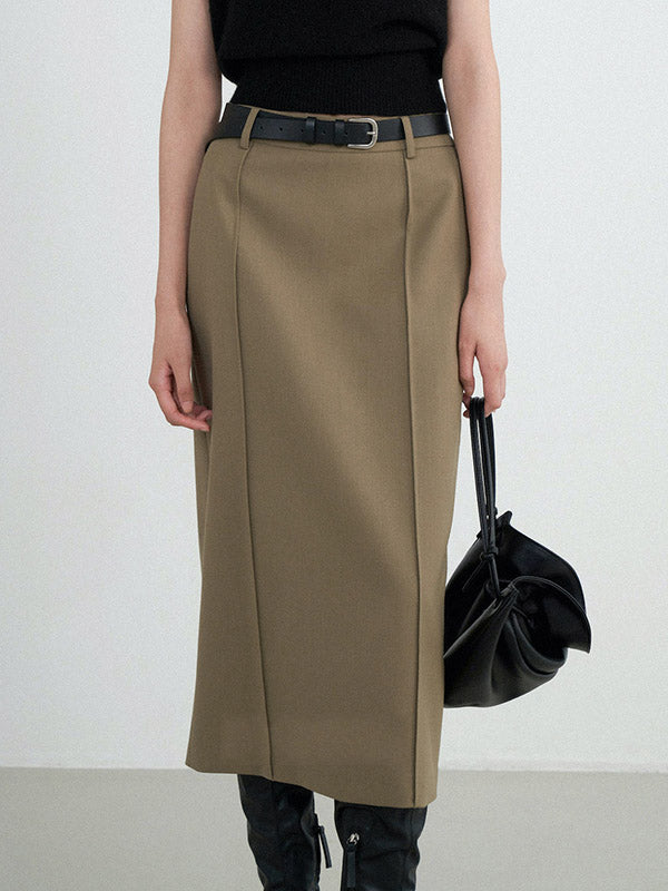 Loose Buttoned Color Long Sleeves Lapel Blouses&shirts Tops + Skirts Bottom + Notched Collar Blazer Outerwear Three Pieces Set