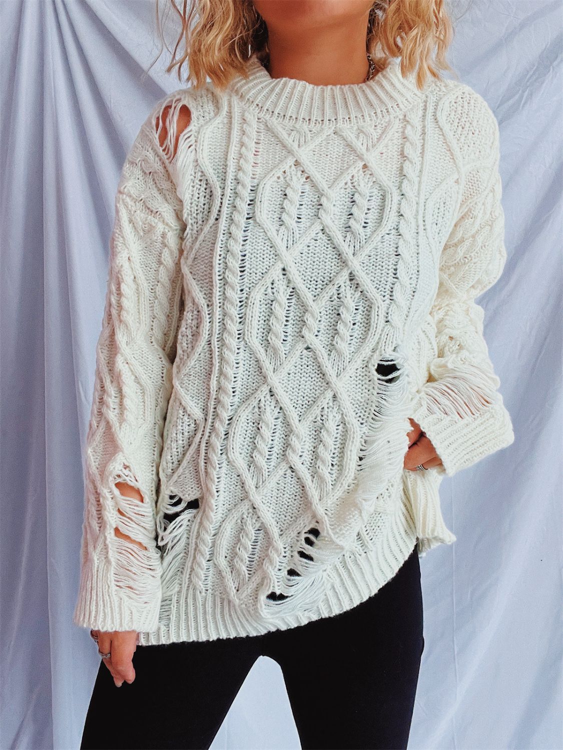Gracefully Designed Sweater