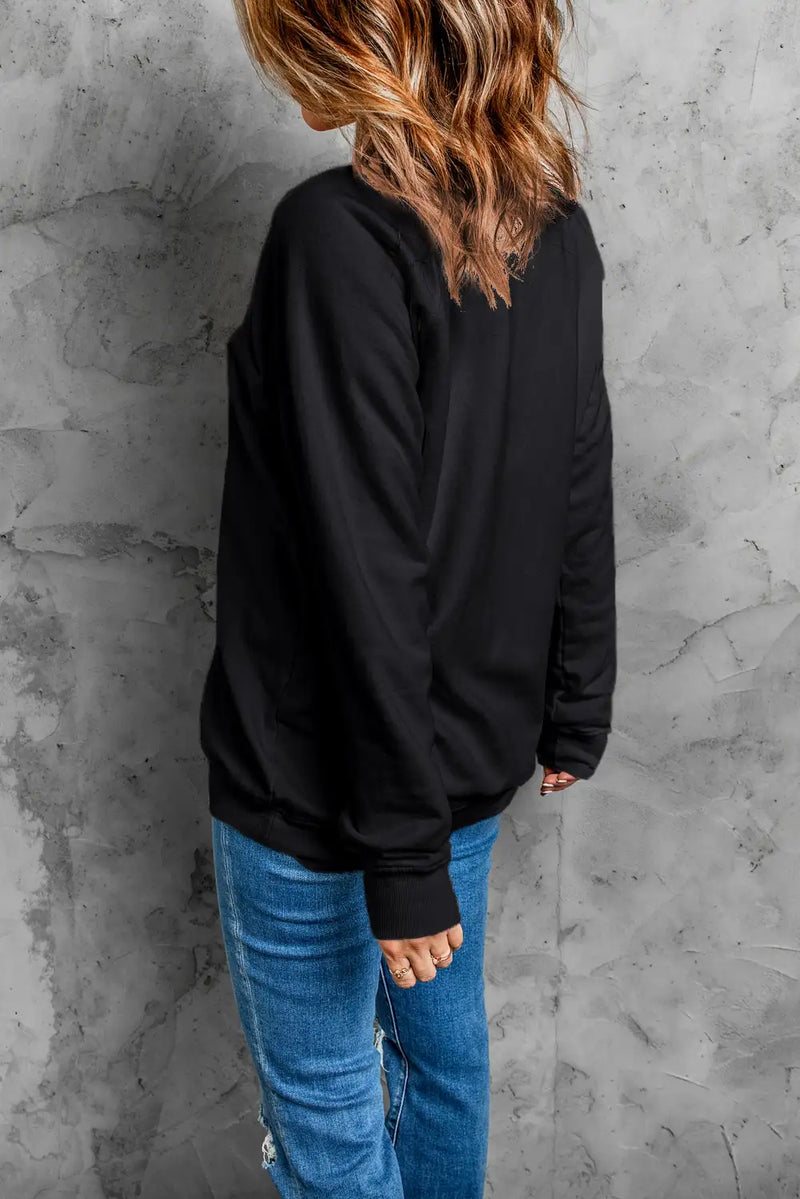 Spooky Chenille Boo Crewneck Sweatshirt