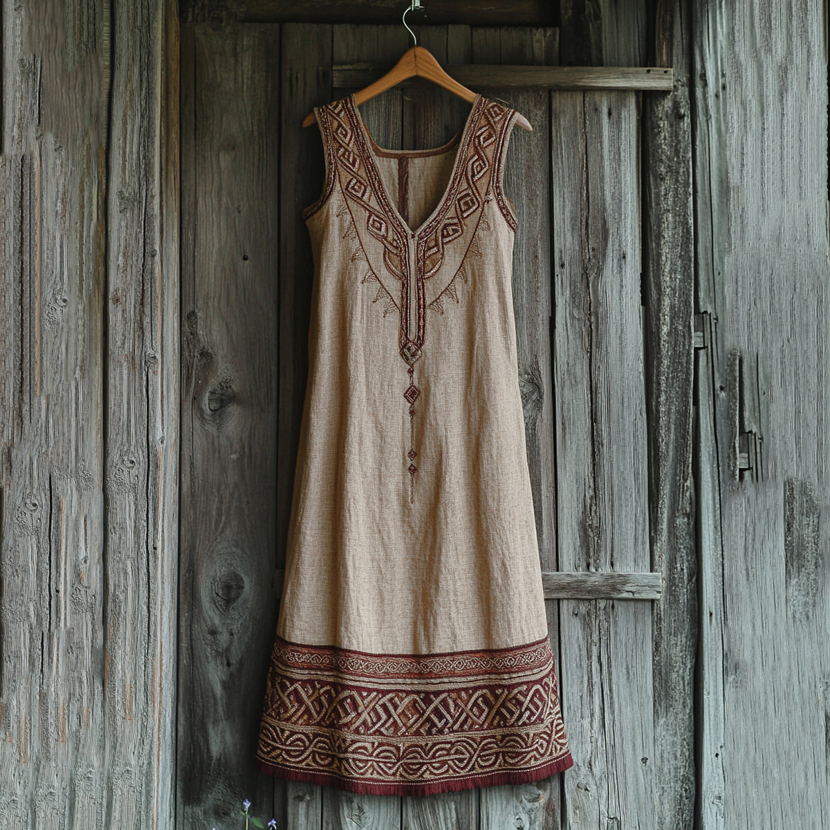 Vintage Viking Celtic Art Cozy Tank Dress elevenforest
