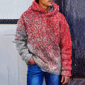 Vintage Gradient Men's Cozy Hooded Sweater elevenforest