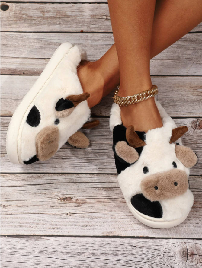 Cartoon Decor Plush Slippers Ac2050