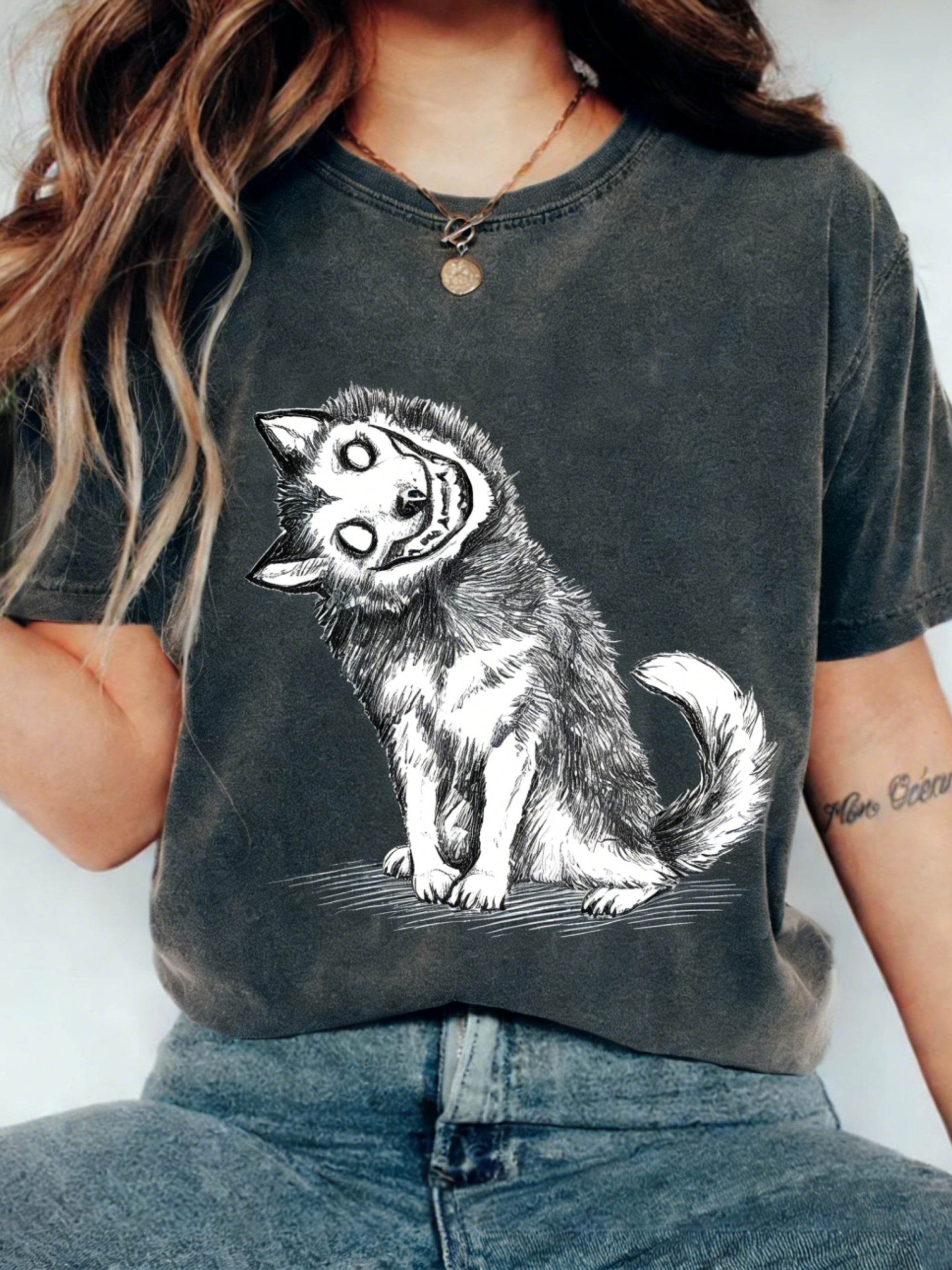 Comstylish Animal Prints Round Neck T-shirt