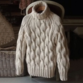 Vintage Warmth Knitted Jacquard Turtleneck Sweater elevenforest