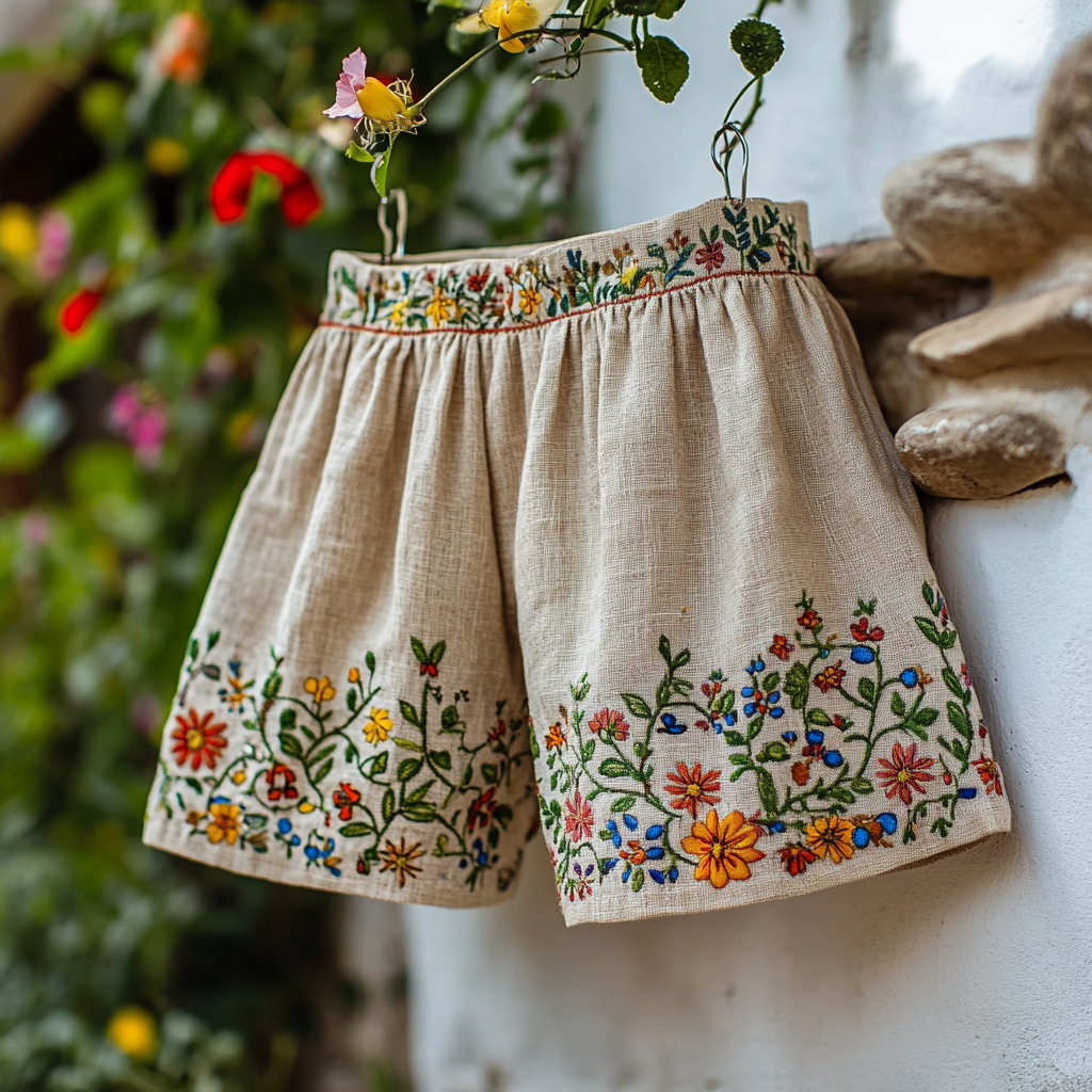 Women's Vacation Bohemian Floral Shorts elevenforest